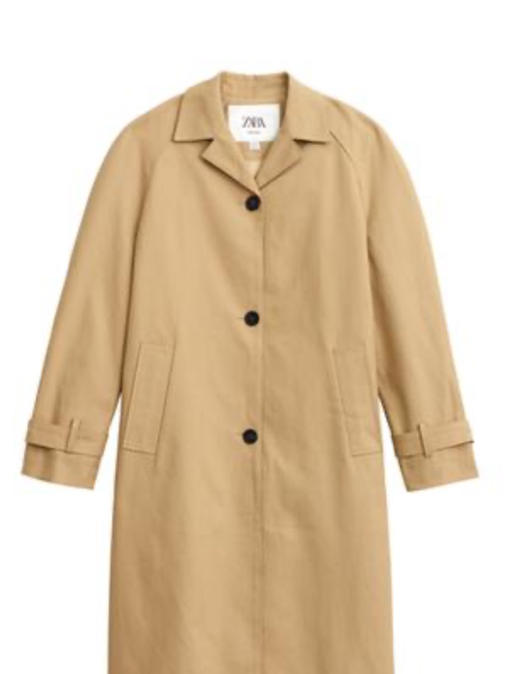 ZARA LIMITED EDITION STRAIGHT TRENCH COAT